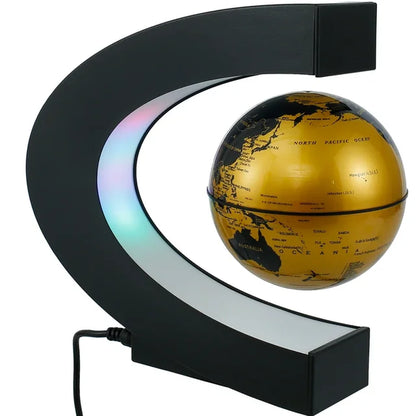 Magnetic Levitation Globe LED World Floating Lamp Rotating Globe Lights Bedside Lights Novelty Christmas Gifts Levitating Lamp