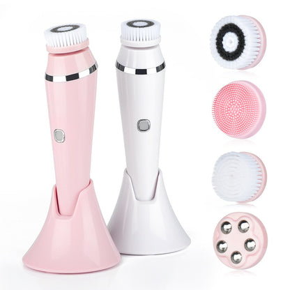Electric 4In1 Face Cleansing Brush Sonic Blackhead