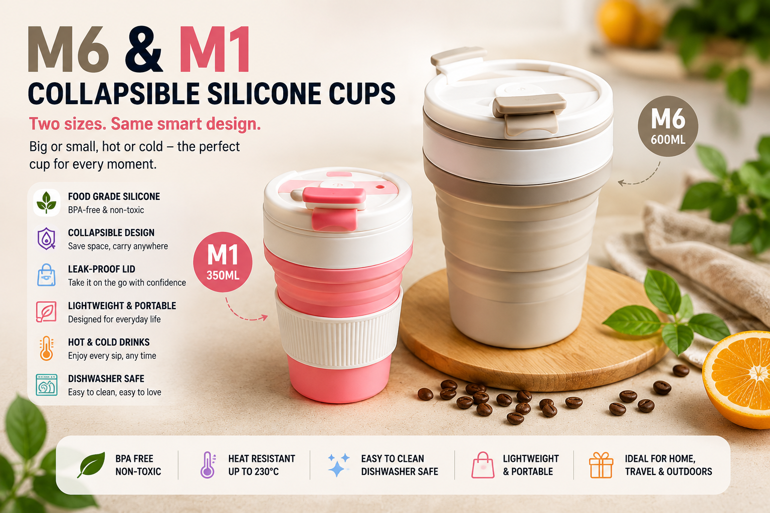 Silicone Collapsable Cup